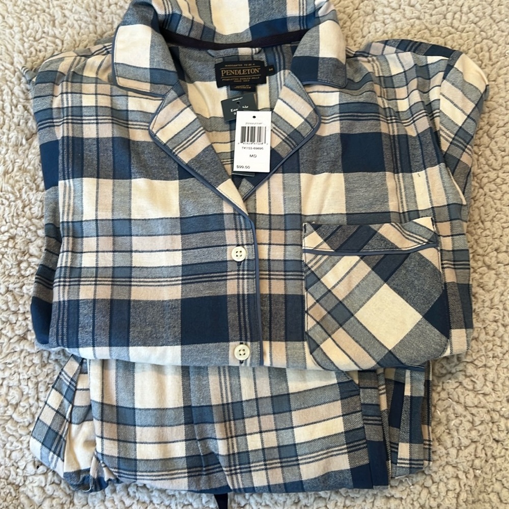 Pendleton M 2 piece pajama set